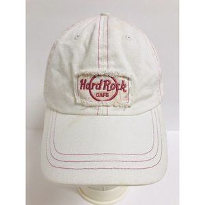 Hard Rock Cafe San Francisco Adjustable White Pink Hat